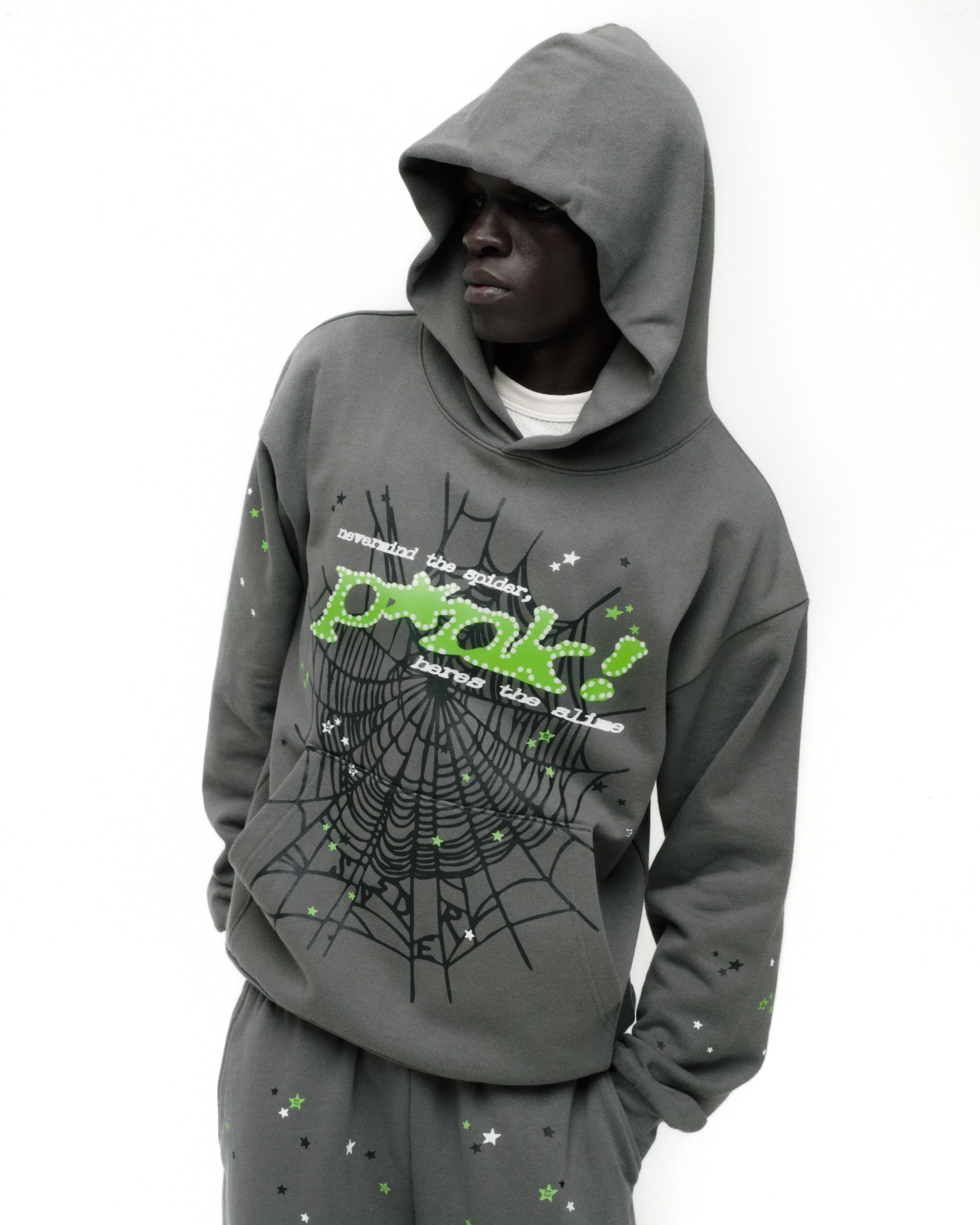 SLATE PUNK V2 HOODIE | SP5DER | KING SPIDER