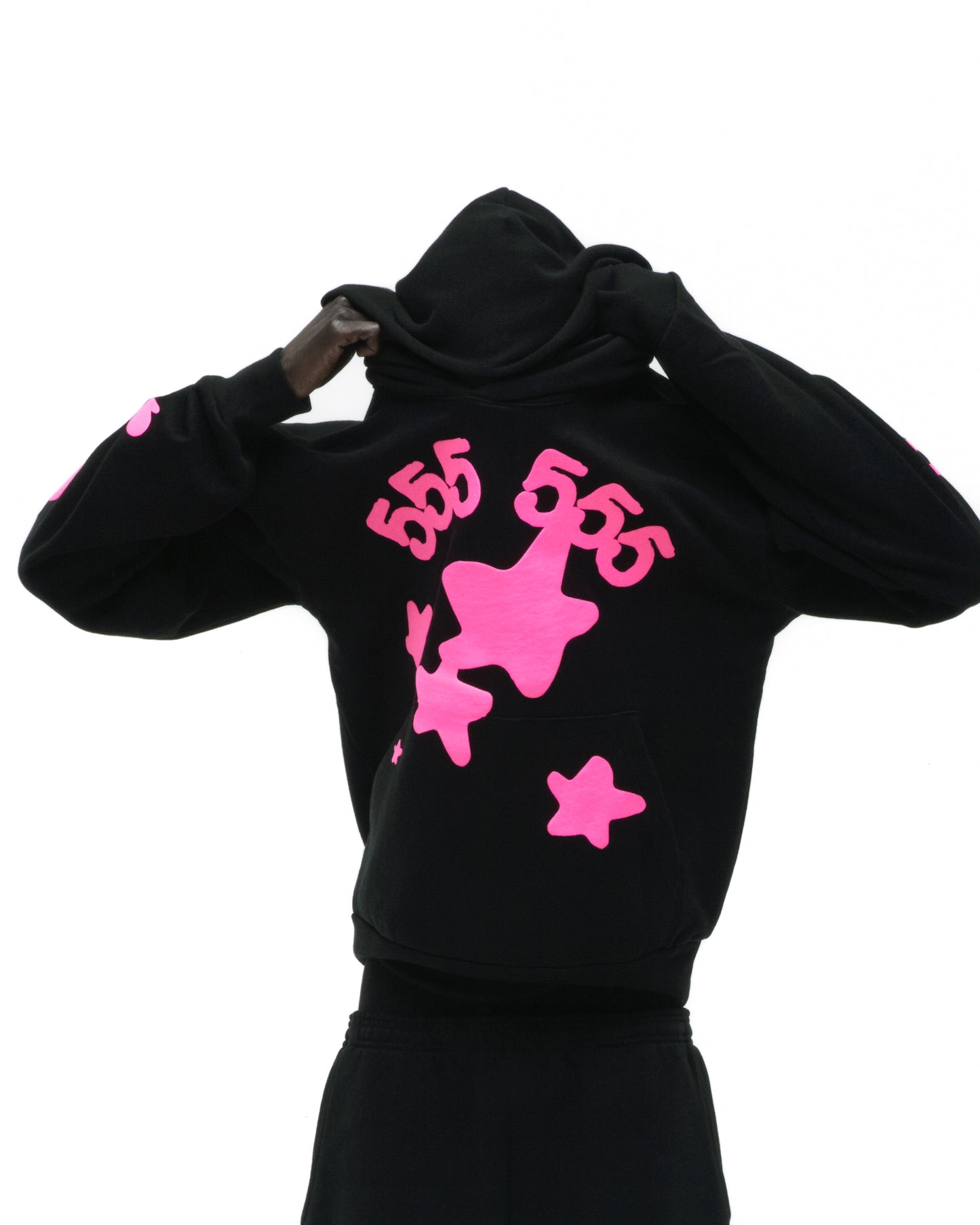 BLACK BELUGA ANGEL NUMBER HOODIE