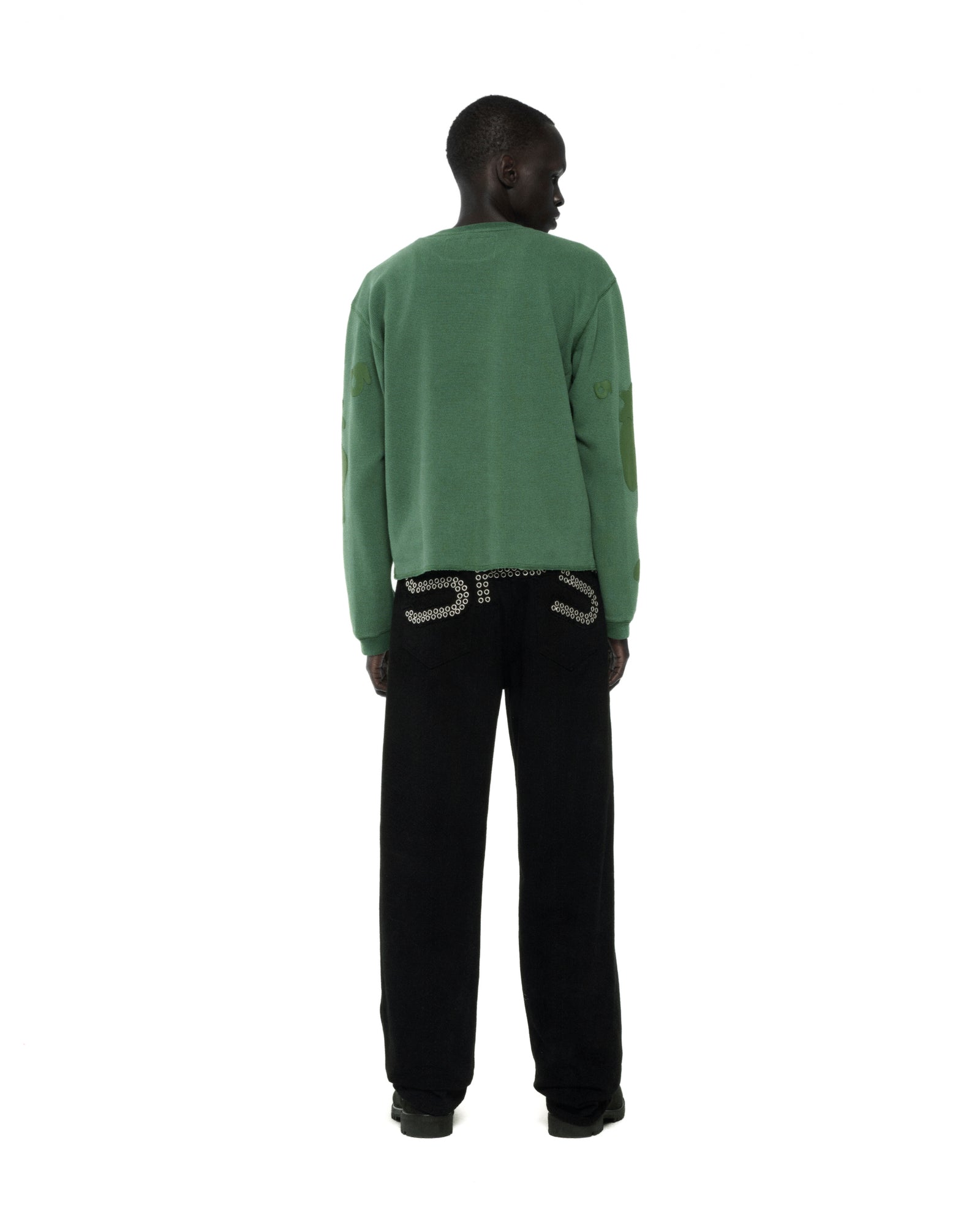 KELLY GREEN BELUGA THERMAL ON MODEL