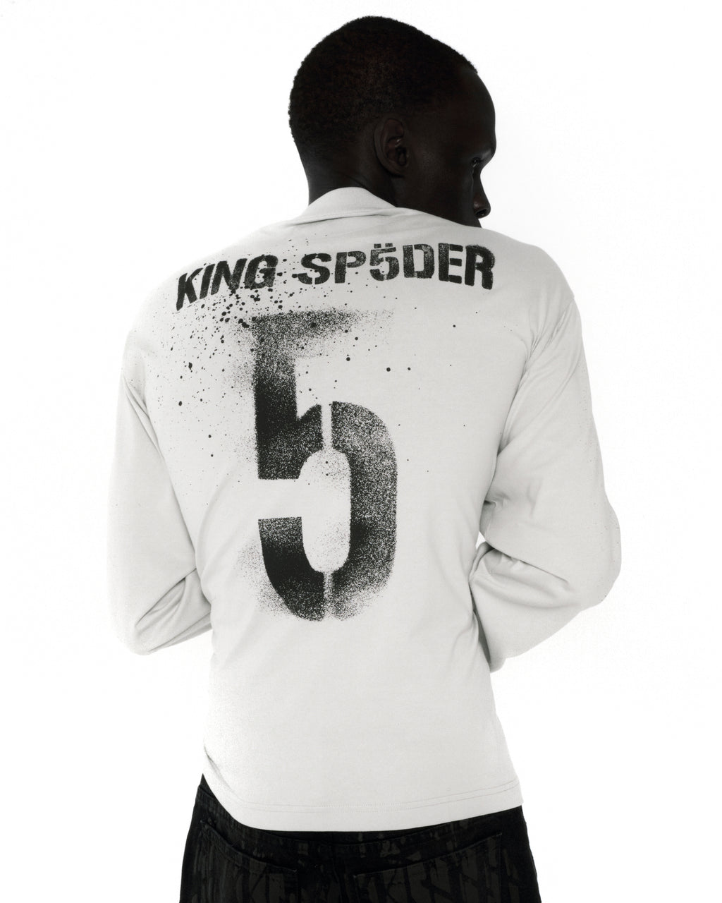 SPORT GREY WWWEB LONGSLEEVE ON MODEL