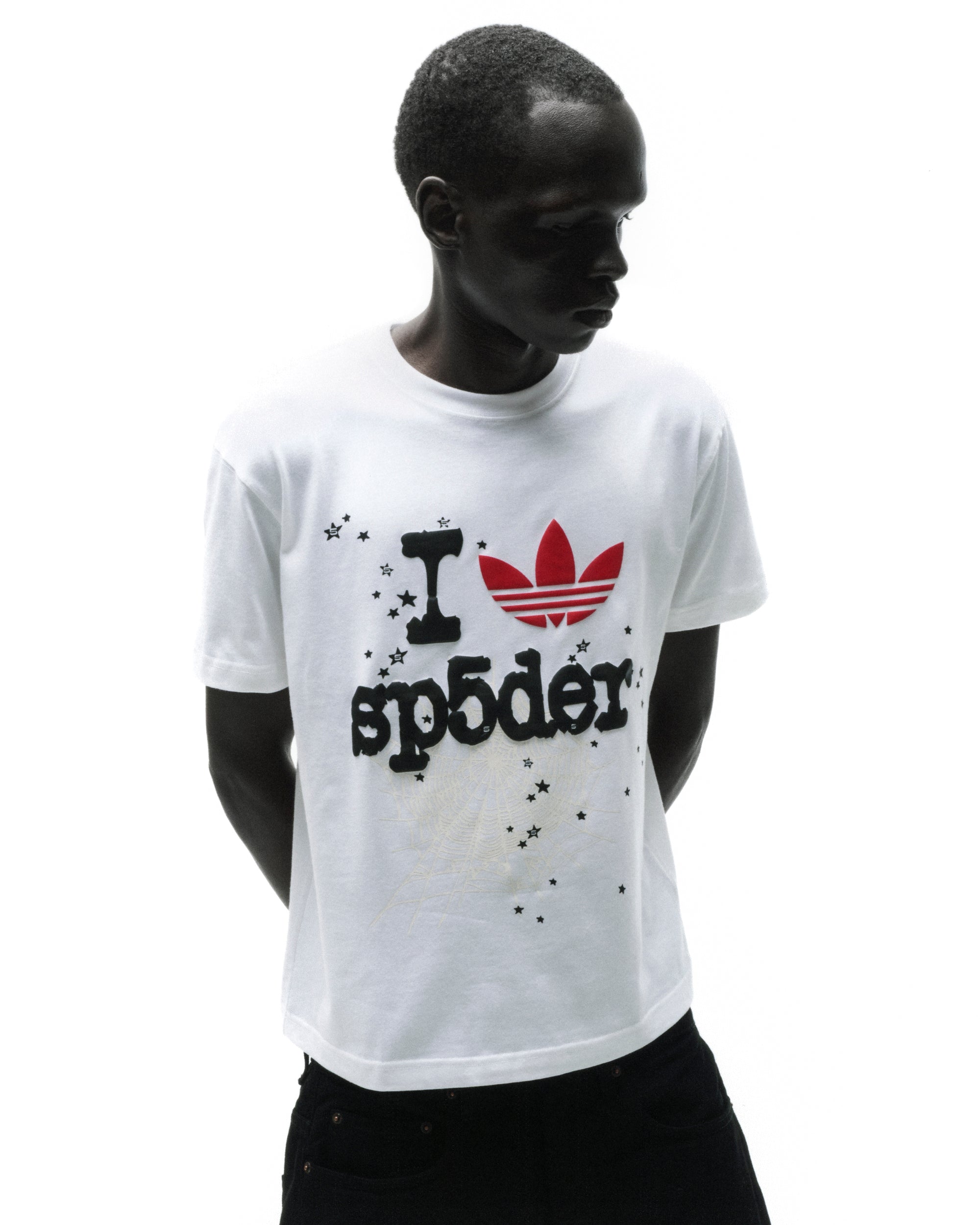 WHITE ADIDAS SOUVENIR TEE | SP5DER | KING SPIDER