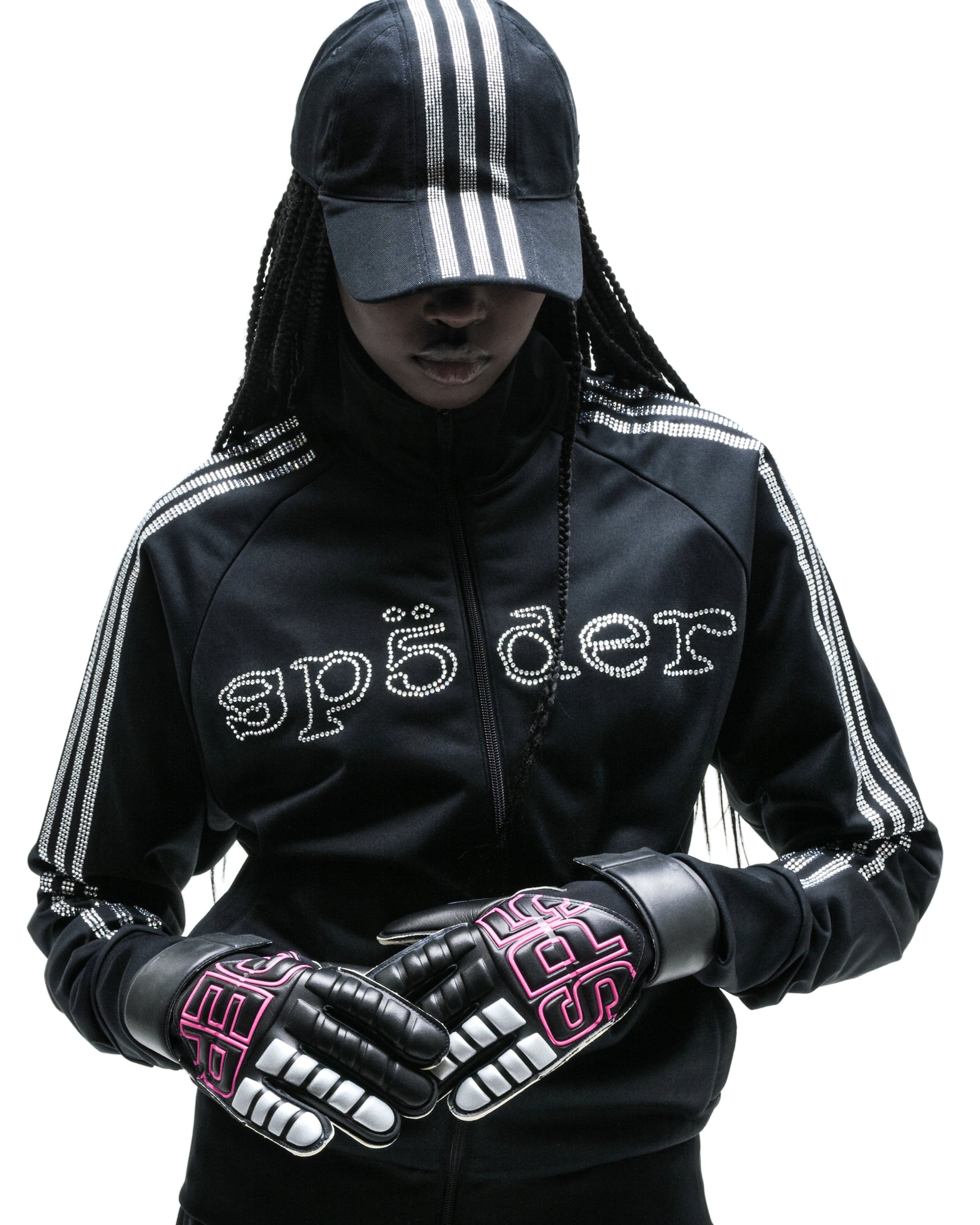 BLACK SP5DER FOOTBALL GLOVE | SP5DER | KING SPIDER