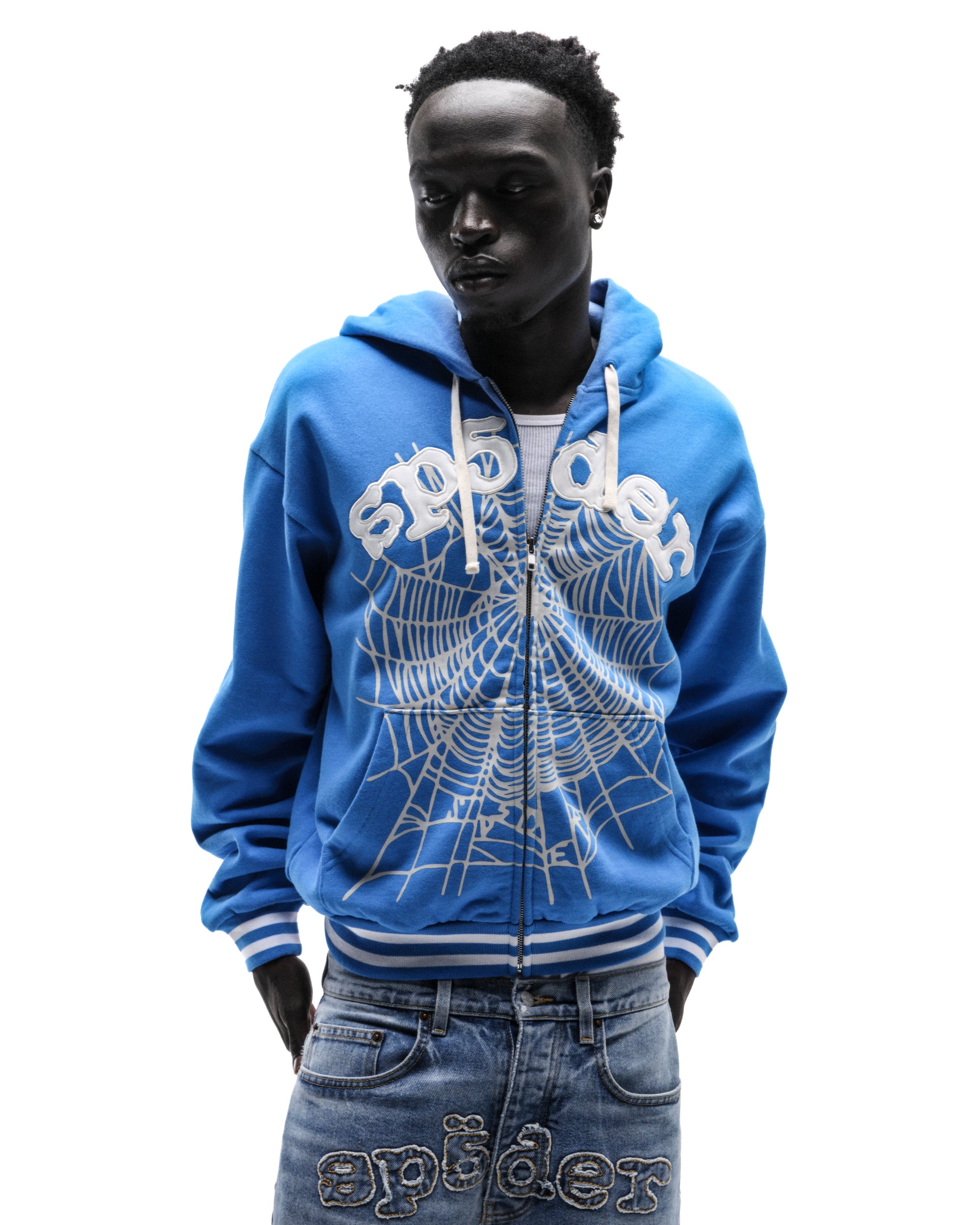 OG LOGO STRIPE ZIP HOODIE – SP5DER
