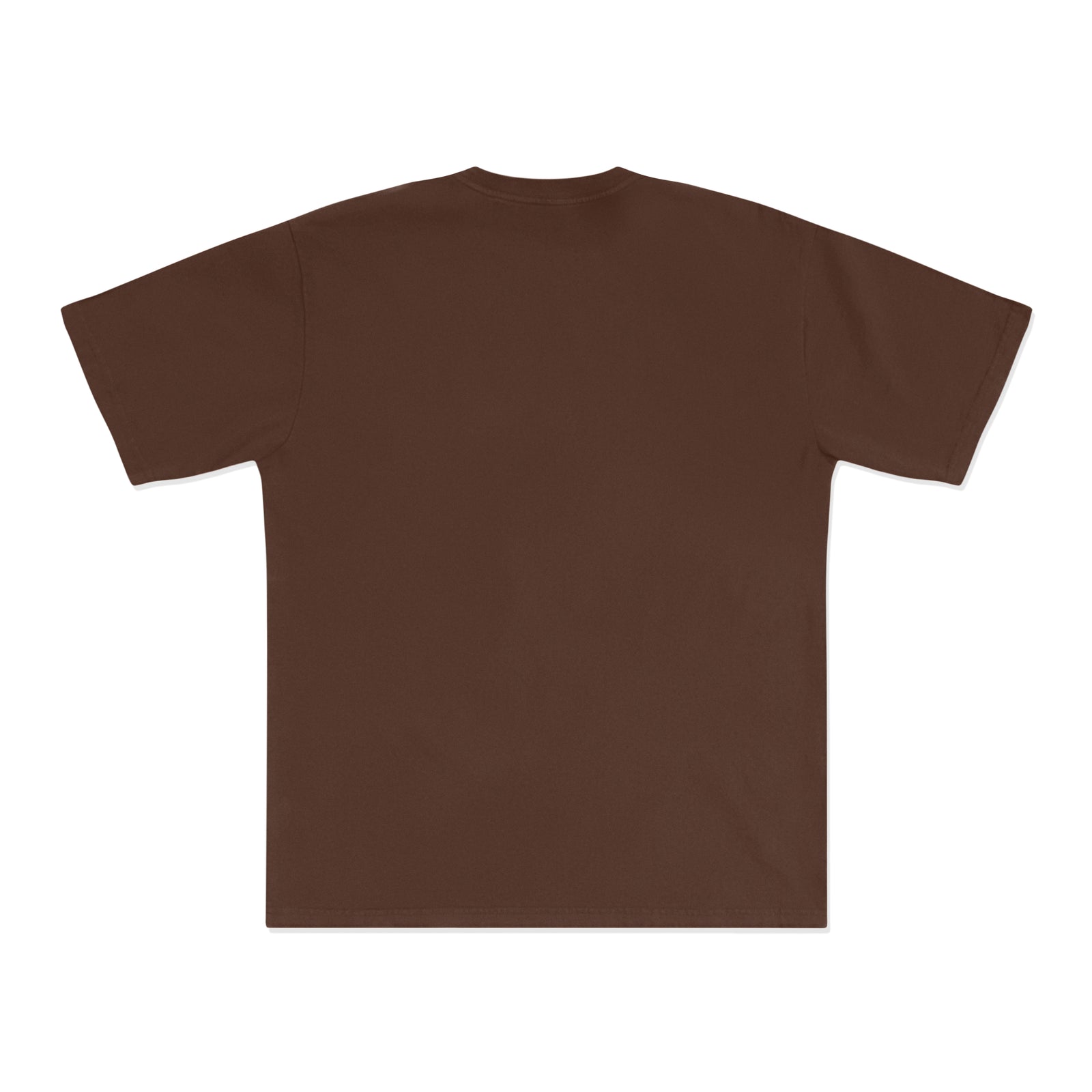 BROWN FOCUSED LOGO TEE BACK