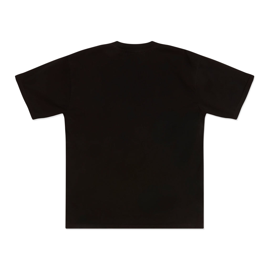 BLACK FOCUSED LOGO TEE BACK