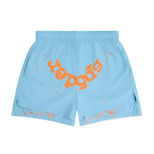 LIGHT BLUE OG WEB DOUBLE LAYER SHORT FRONT