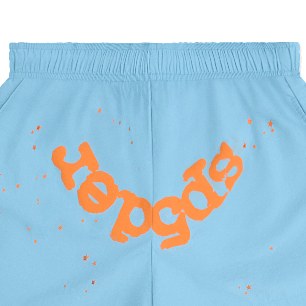 LIGHT BLUE OG WEB DOUBLE LAYER SHORT DETAIL