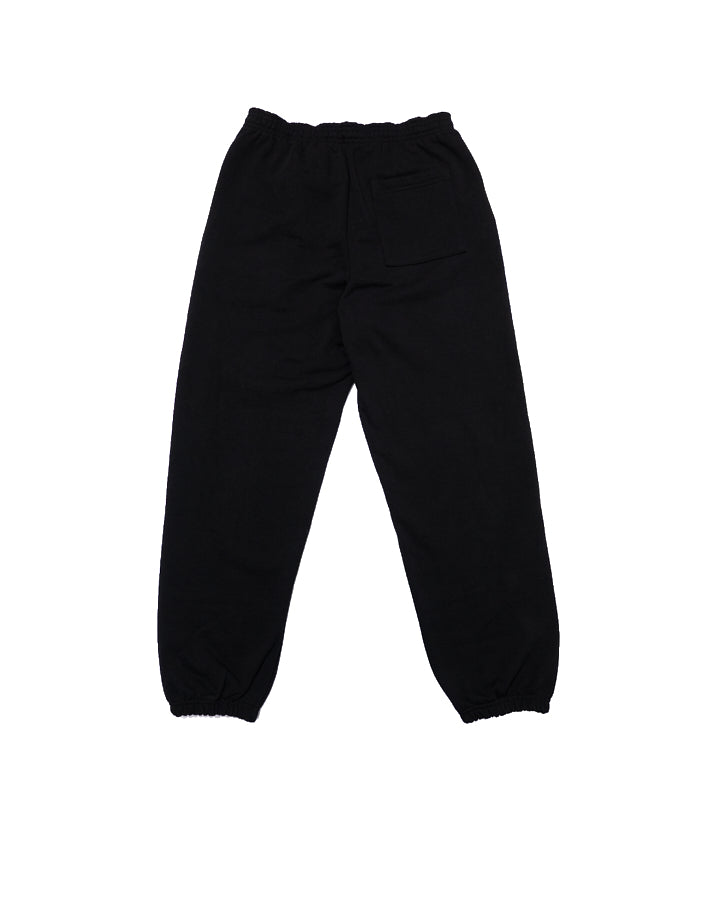 Black OG WEB V2 ALTERNATE SWEATPANT, 13oz cotton fleece, with elasticized waistband and cuffs.