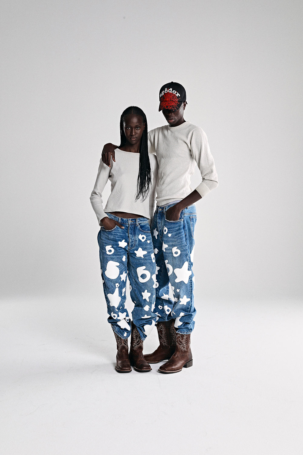 BELUGA WASH DENIM | SP5DER | KING SPIDER BELUGA WASH DENIM | SP5DER | KING SPIDER