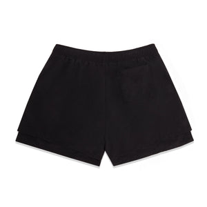 SP5DER PRO DOUBLE LAYER SHORT BLACK