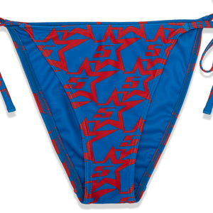 5STAR BIKINI BLUE/RED DETAIL