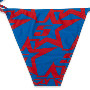 5STAR BIKINI BLUE/RED BACK BOTTOMS