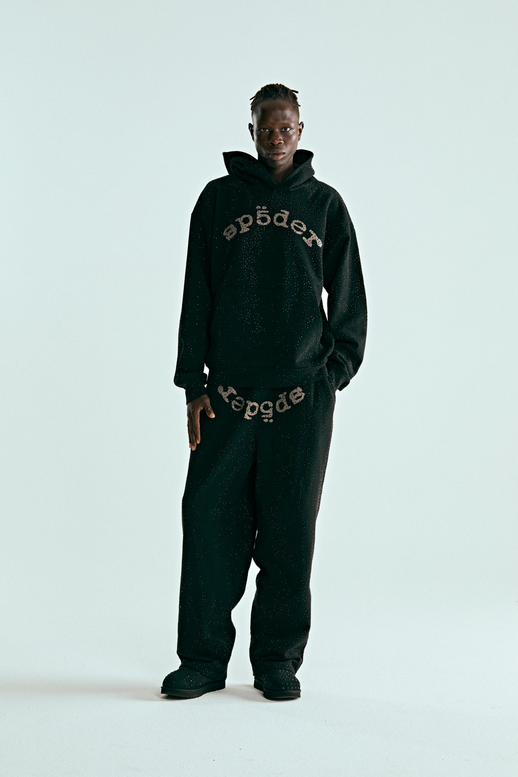 VVS BLACK HOODIE | KING SPIDER | SP5DER