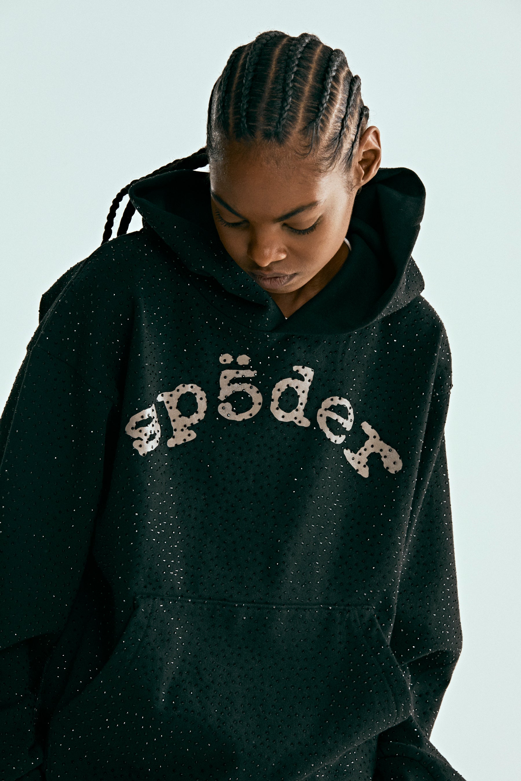Sp5der スパイダー VVS Hoodie VVS BLACK HOODIE | KING SPIDER | SP5DER