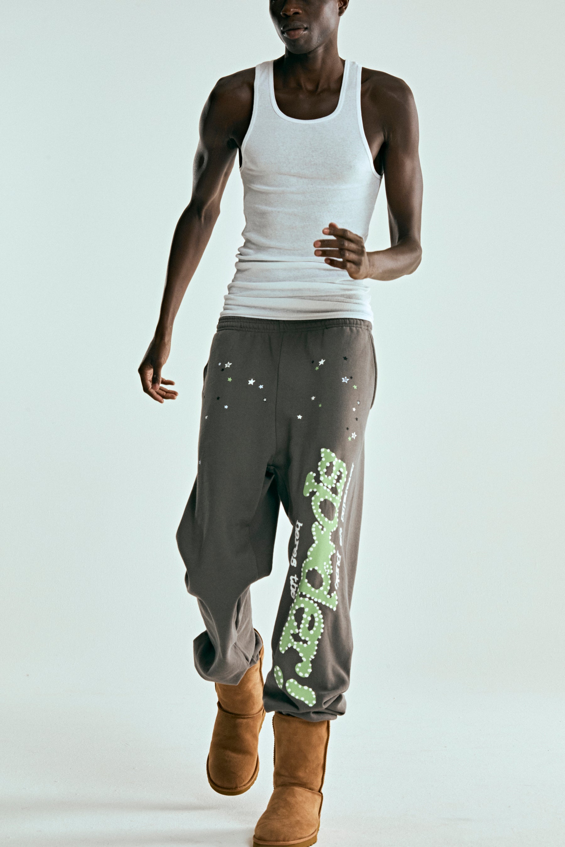 SLATE GREY PUNK V2 SWEATPANT | KING SPIDER | SP5DER