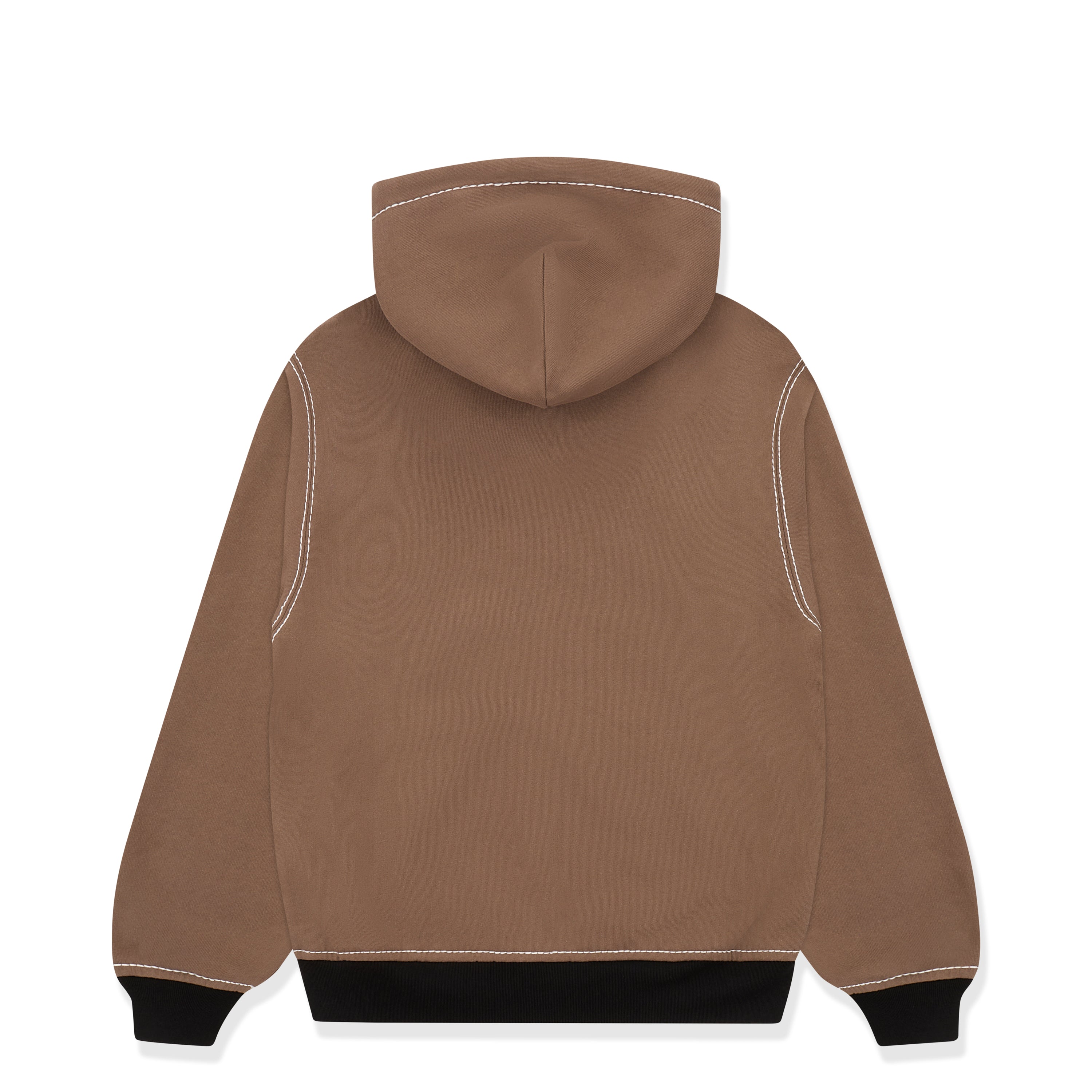 BROWN T&F ZIP HOODIE | SP5DER | KING SPIDER