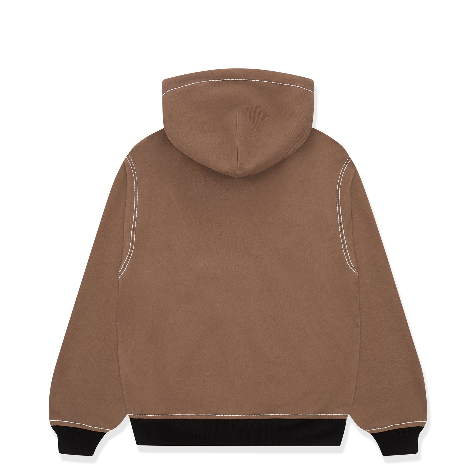 BROWN T&F ZIP HOODIE