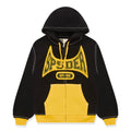 BLACK T&F ZIP HOODIE