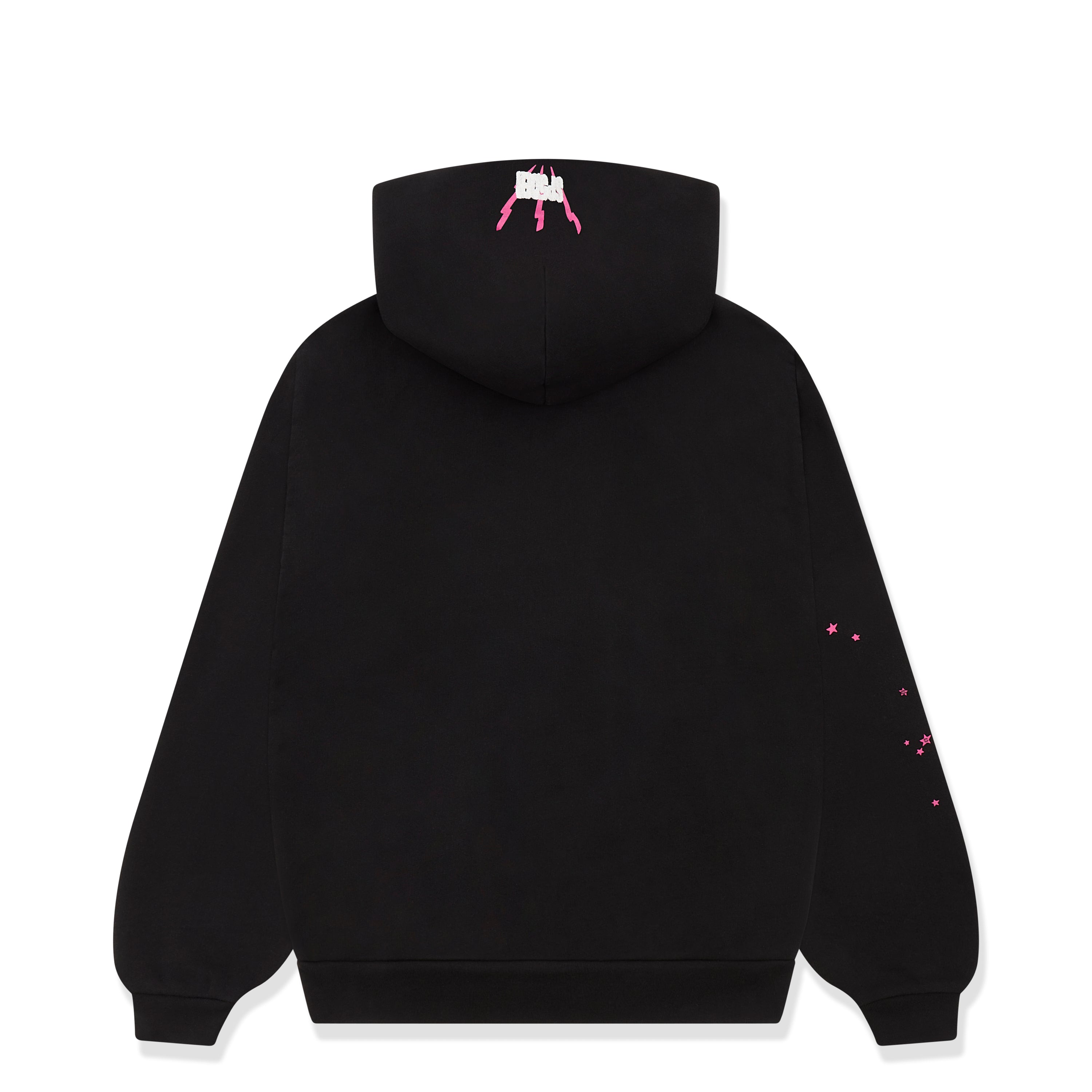 BLACK ANGEL NUMBER HOODIE | KING SPIDER | SP5DER