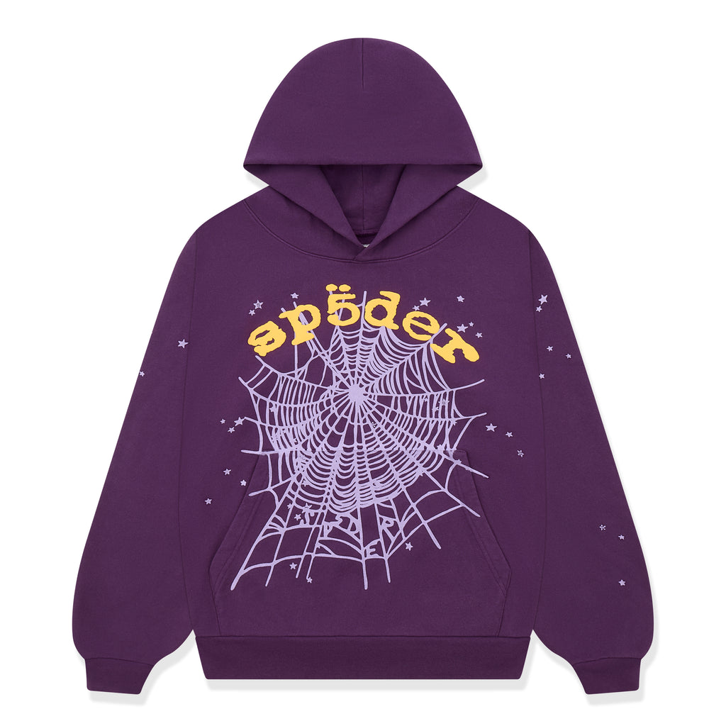 PURPLE STAR OG WEB V2 HOODIE
