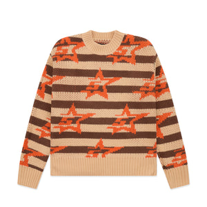 BROWN 5STAR SWEATER