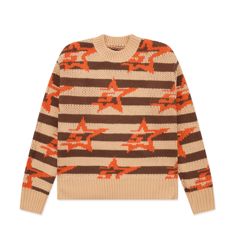 BROWN 5STAR SWEATER