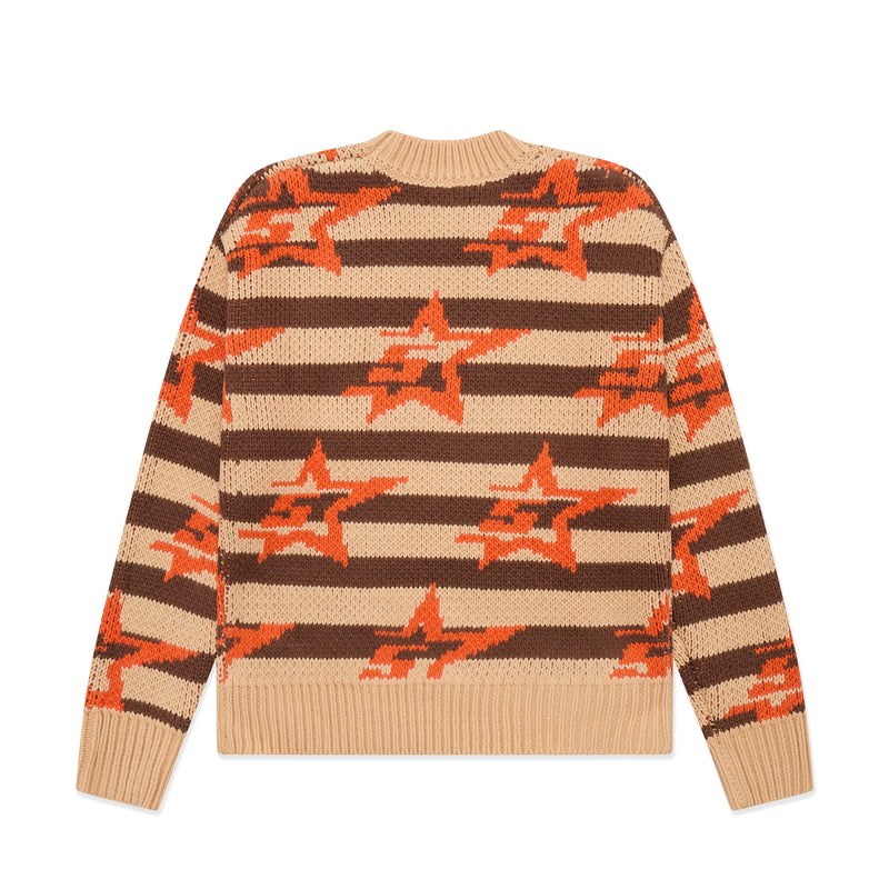 BROWN 5STAR SWEATER