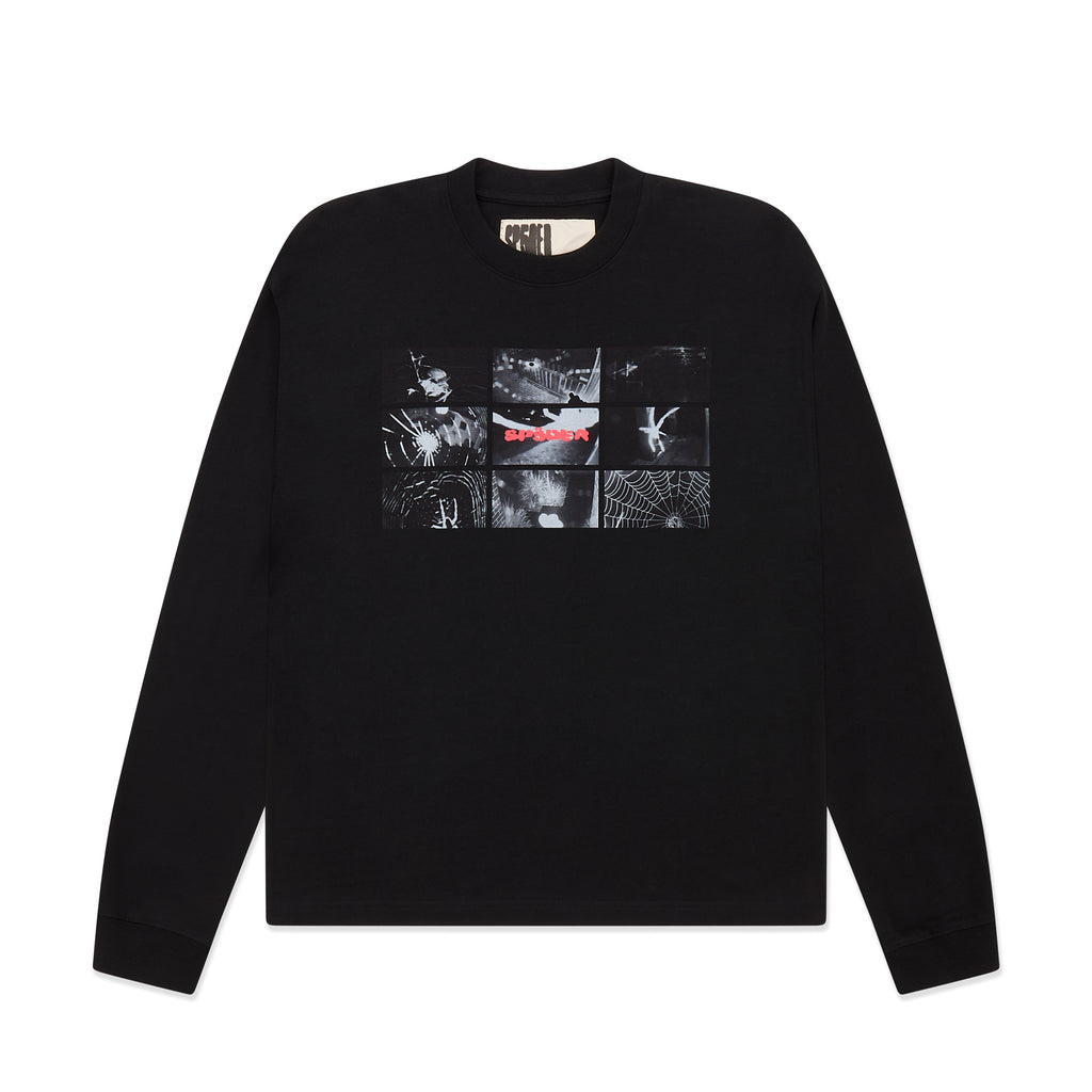 BLACK WEB MONITOR LS HW TEE